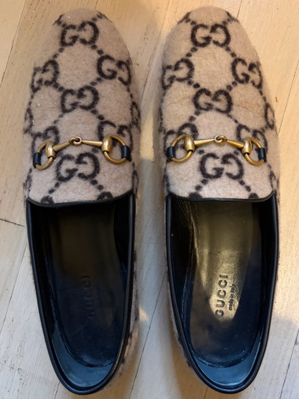 Guuci Wool Loafers